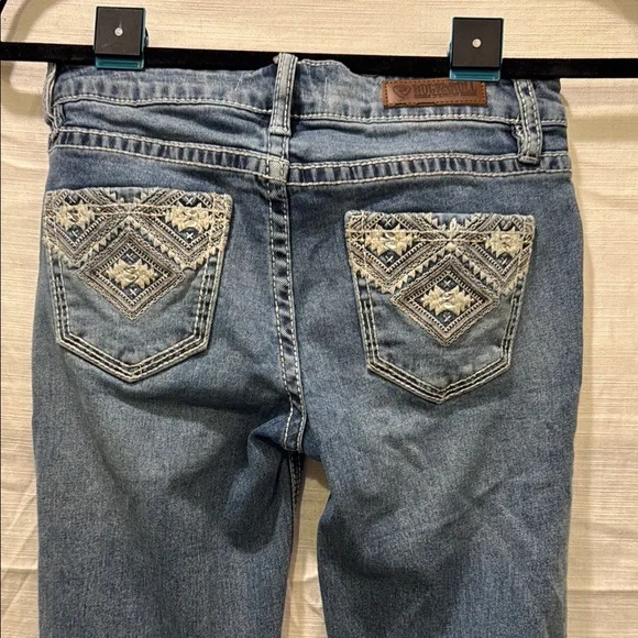 Rock&Roll Denim Classic Blue Bootcut Jeans with Medium Wash - Picture 4 of 6